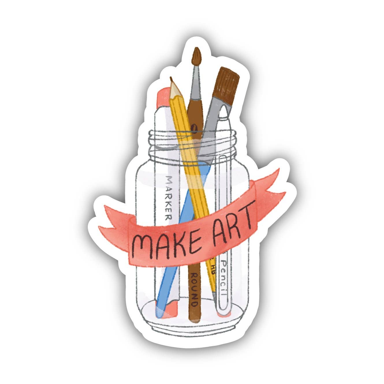 Make Art Sticker