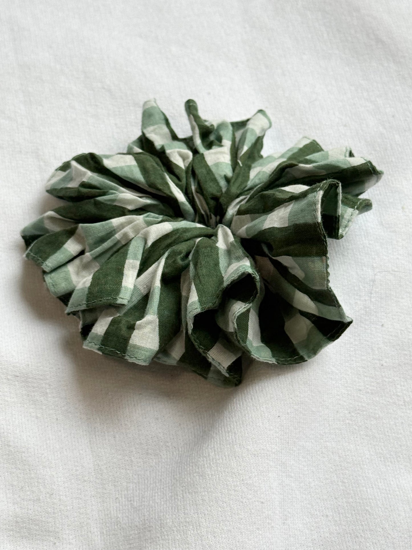 Medium cotton handmade blockprint scrunchies