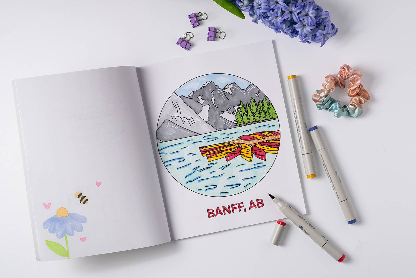 Oh Canada Colouring Book