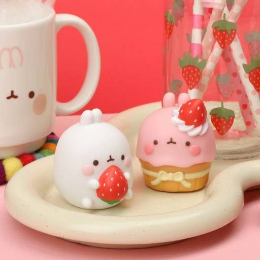 Molang loves strawberries Random Figure Box - Lucia's K-Wonderland