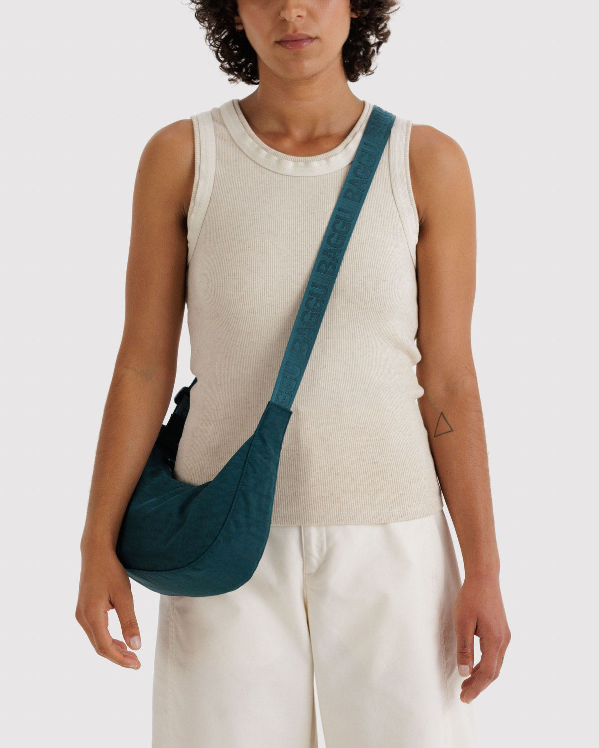 Baggu - Small Nylon Crescent Bag Deep Sea