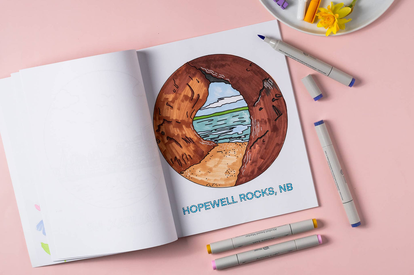 Oh Canada Colouring Book