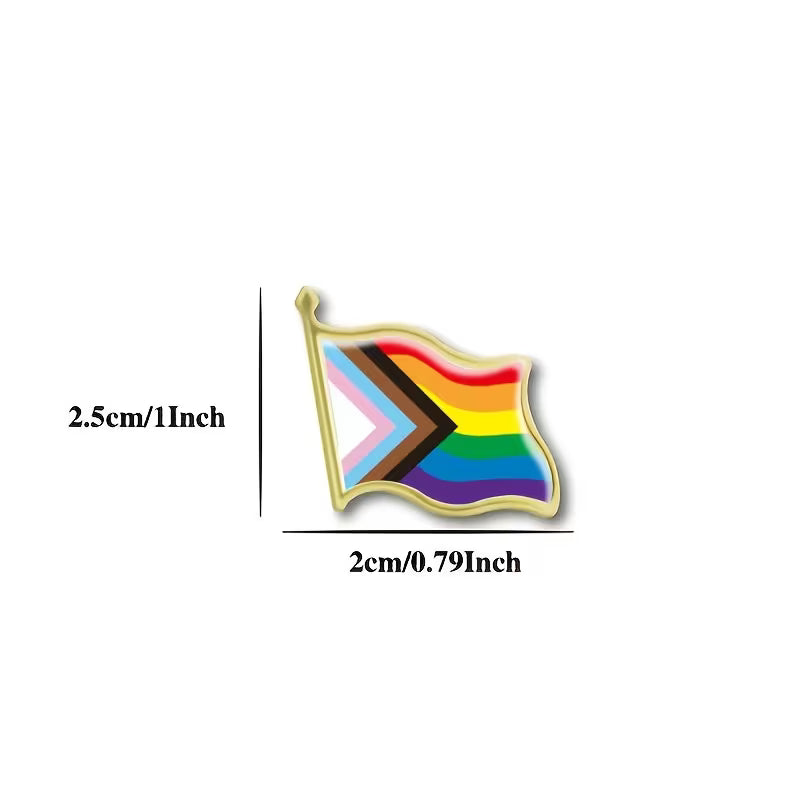 Pride flag pin - Pride progress flag