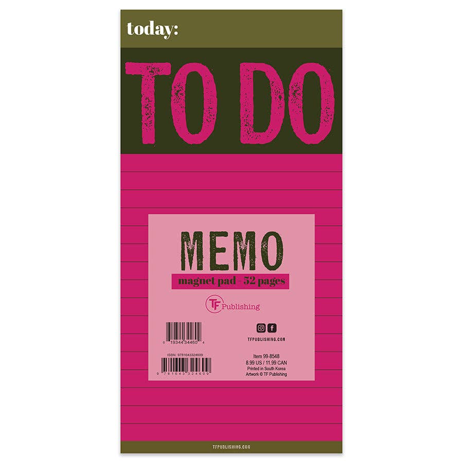 Big To Do Memo Magnet Pad