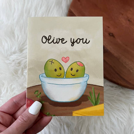 "Olive You" Card - Big Moods