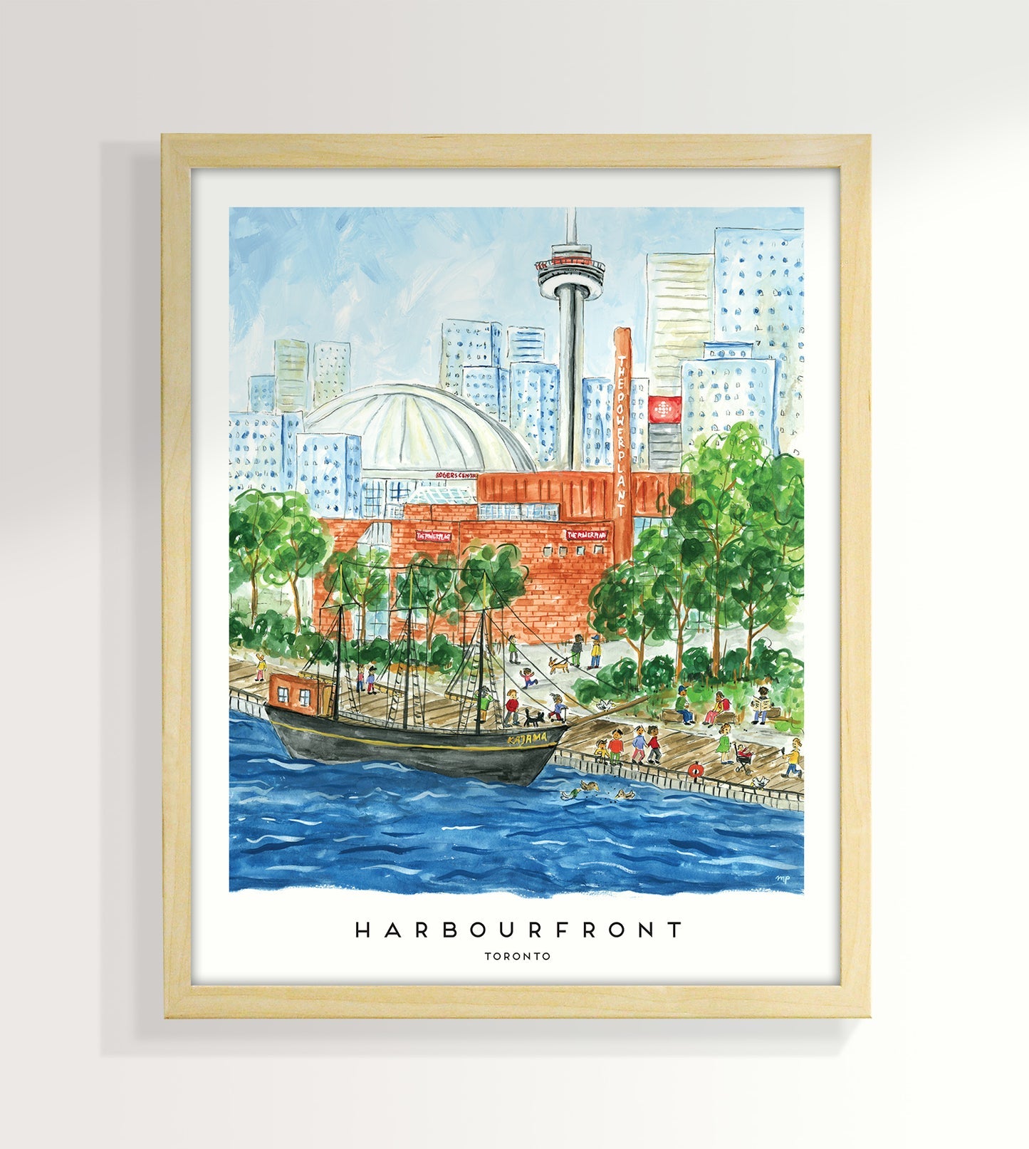 Toronto Harbourfront 8x10 inch Art Print