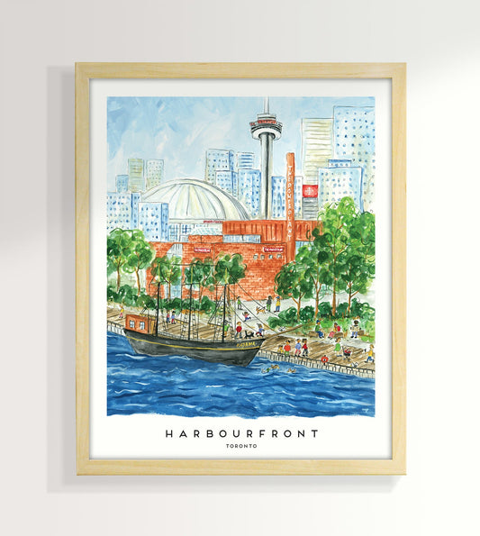 Toronto Harbourfront 8x10 inch Art Print