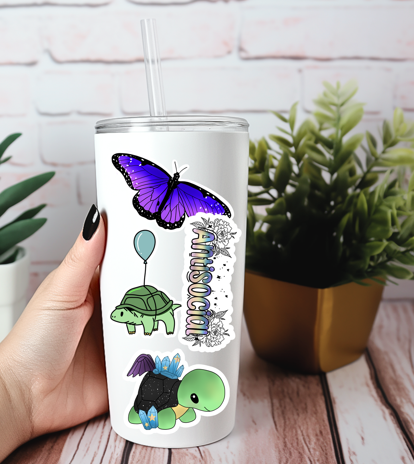 Rainbow Raccoon | Animal | Pride | Waterproof Sticker | 3"