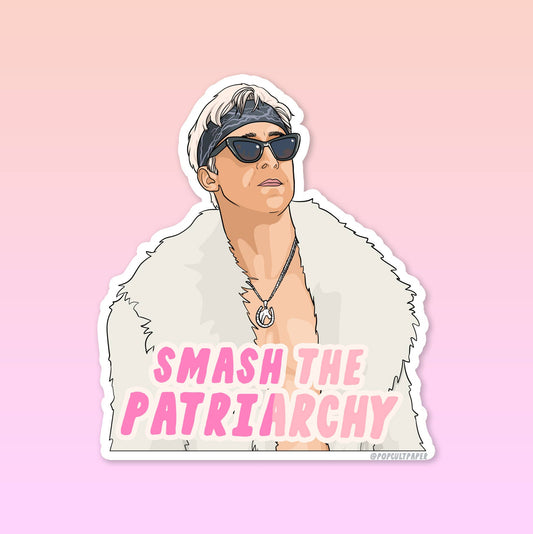 Pop Culture Vinyl Sticker - Smash the Patriarchy