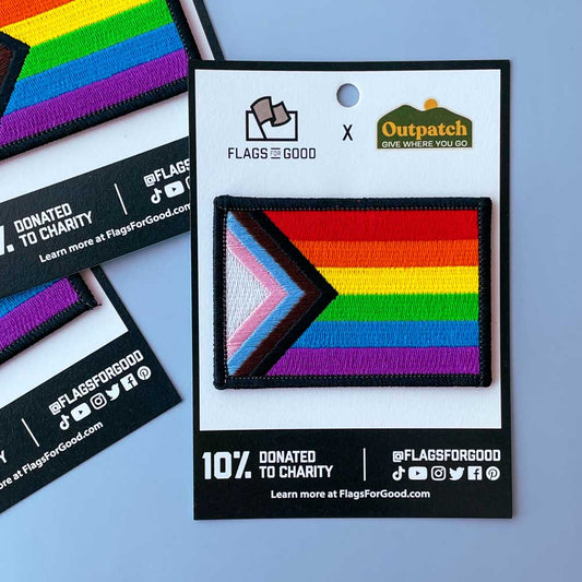 Flags For Good - Progress Pride Flag Patch