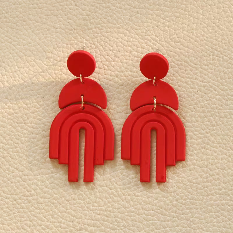 Polymer Clay drop earrings