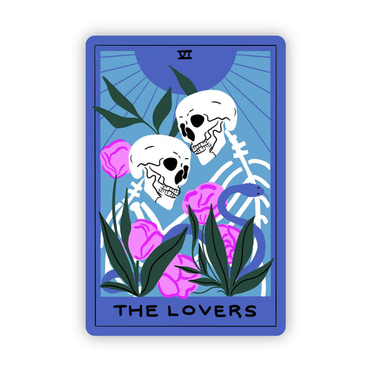 Big Moods - "The Lovers" Tarot Card Sticker