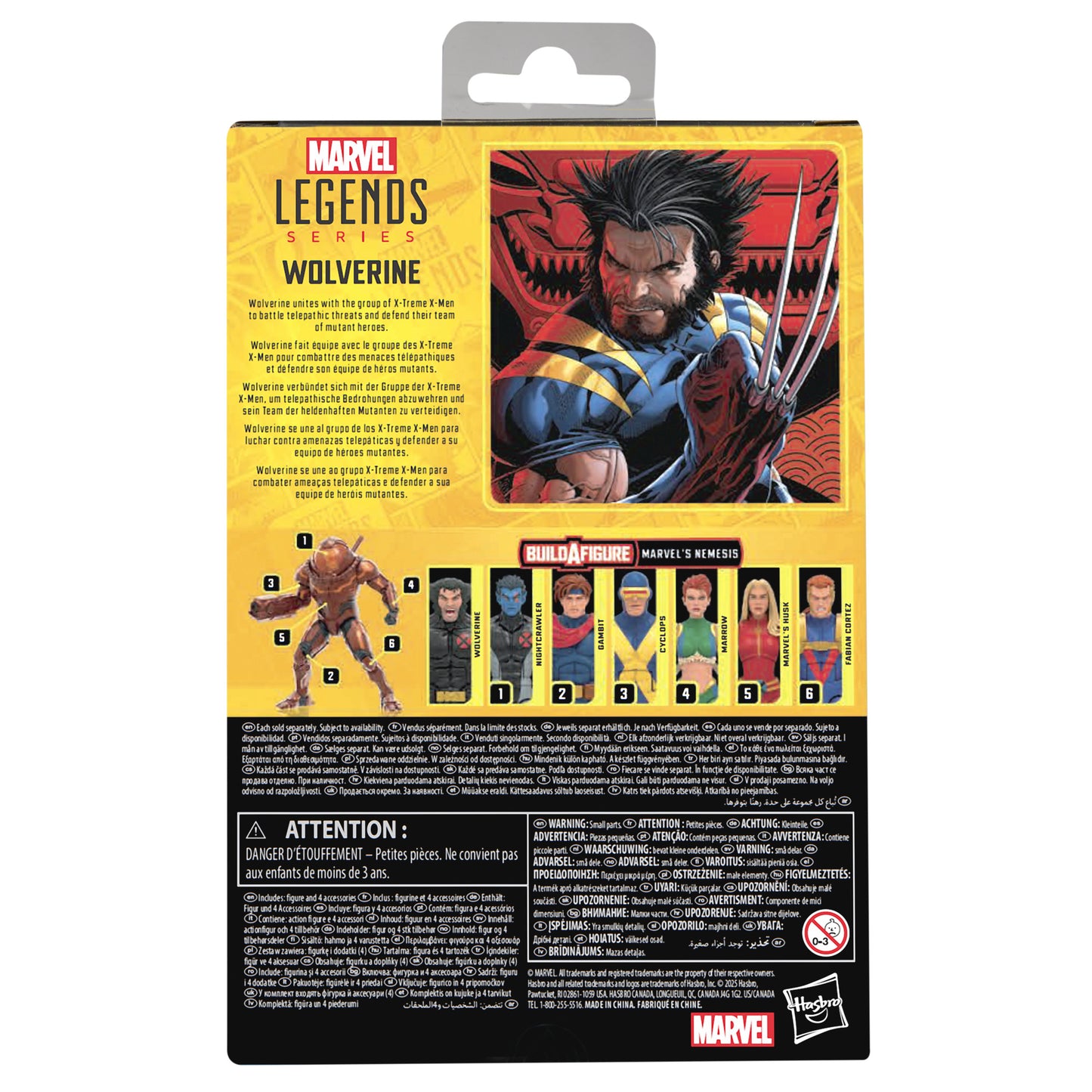 MARVEL LEGENDS 6IN X-MEN WOLVERINE AF