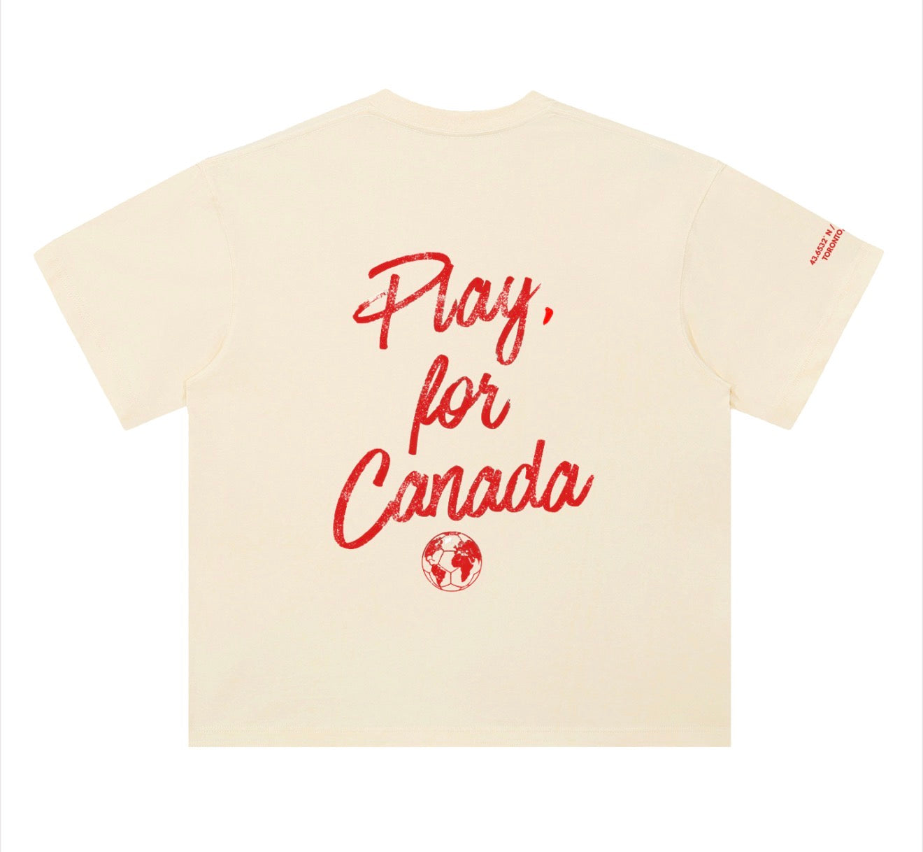 Canada Soccer summer '26 Drop shoulder oversized Tshirt ⚽️🇨🇦