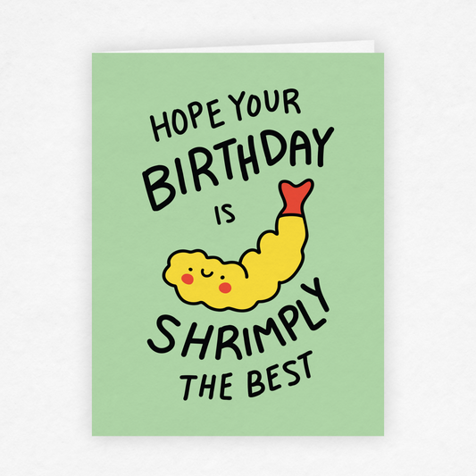 DMB 119 - Shrimply the Best Birthday Pun Greeting Card