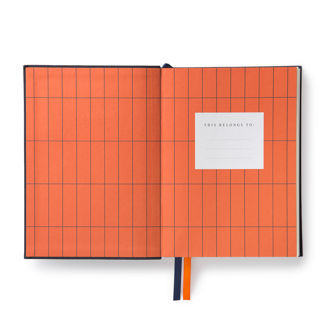 Off Black Fabric Daily Planner