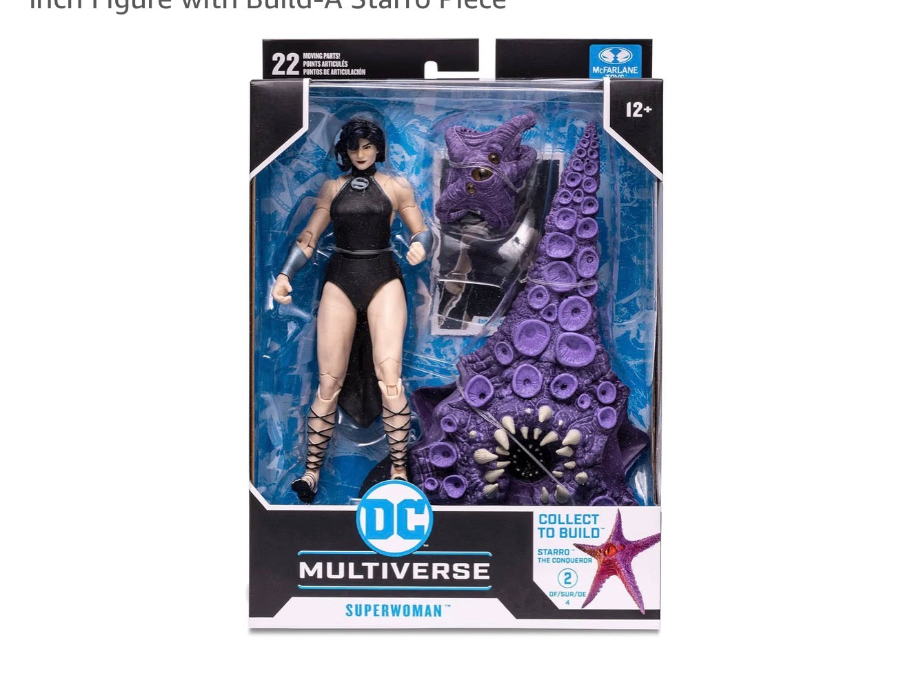 McFarlane Toys DC Multiverse Superwoman Crime Syndicate 7-inch Figure with Build-A Starro Piece
