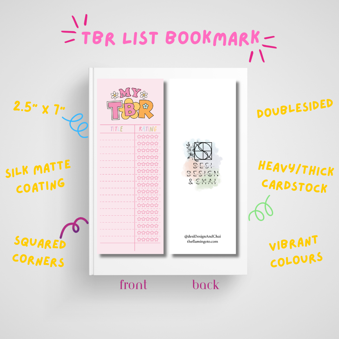 TBR List Bookmark
