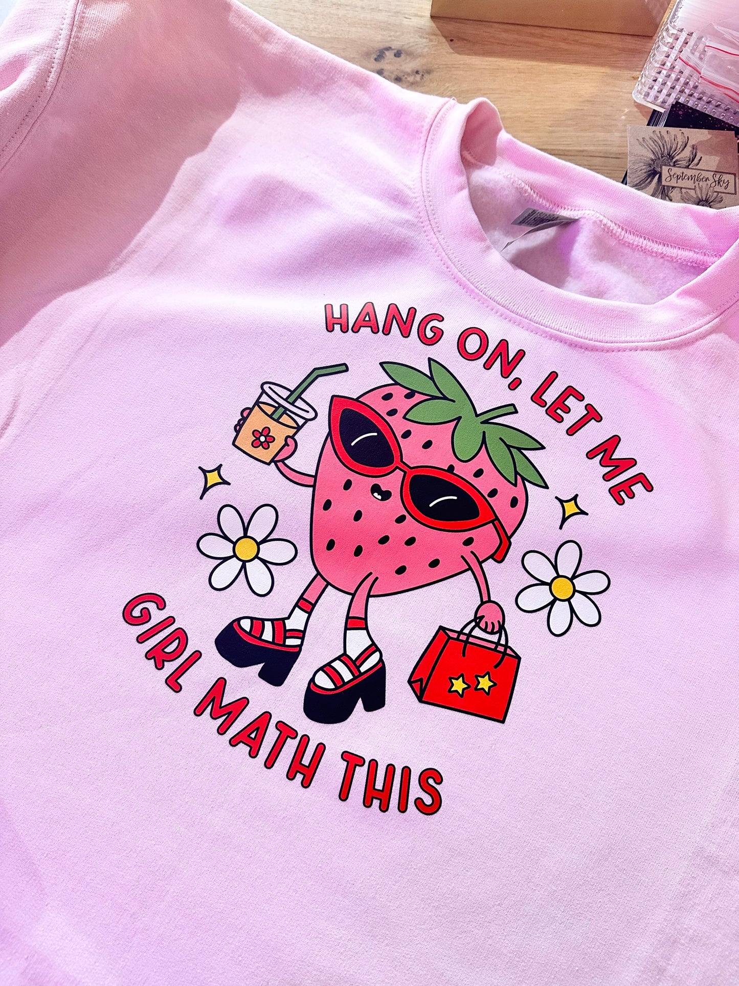 Girl math crewneck