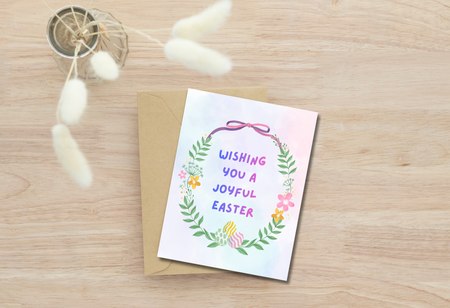 Happy easter - greeting card