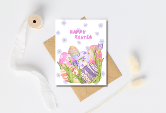 Happy easter - greeting card