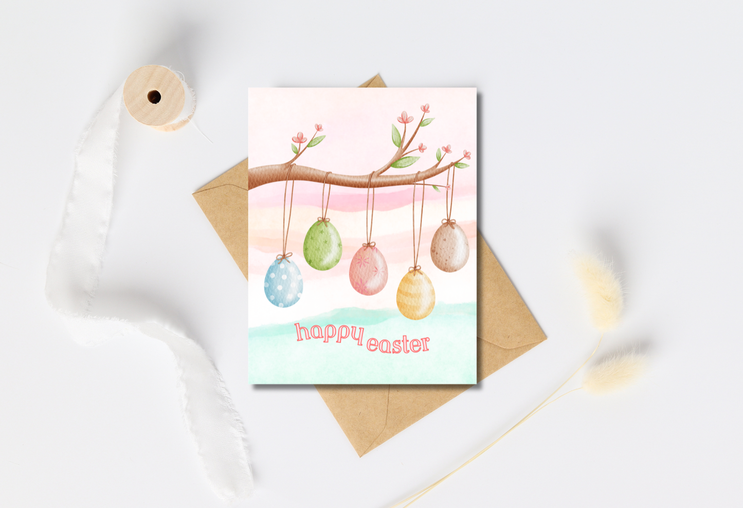 Happy easter - greeting card