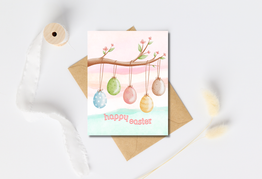 Happy easter - greeting card