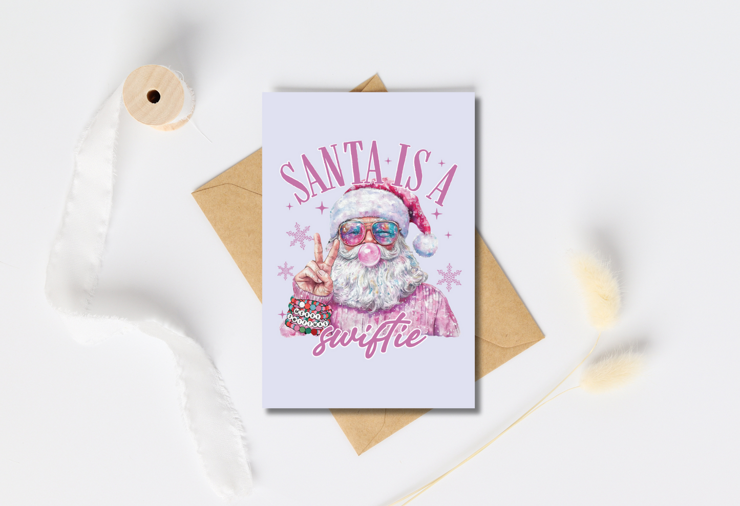 Santa is a swiftie - Taylor Swift Greeting card