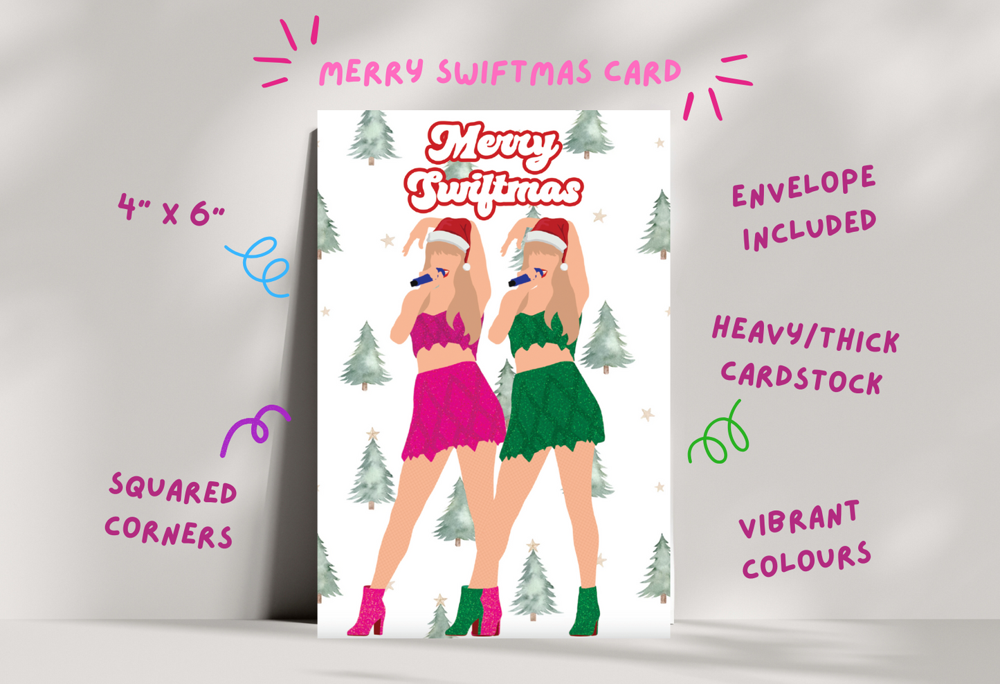 Merry Swiftmas - Taylor Swift Greeting card