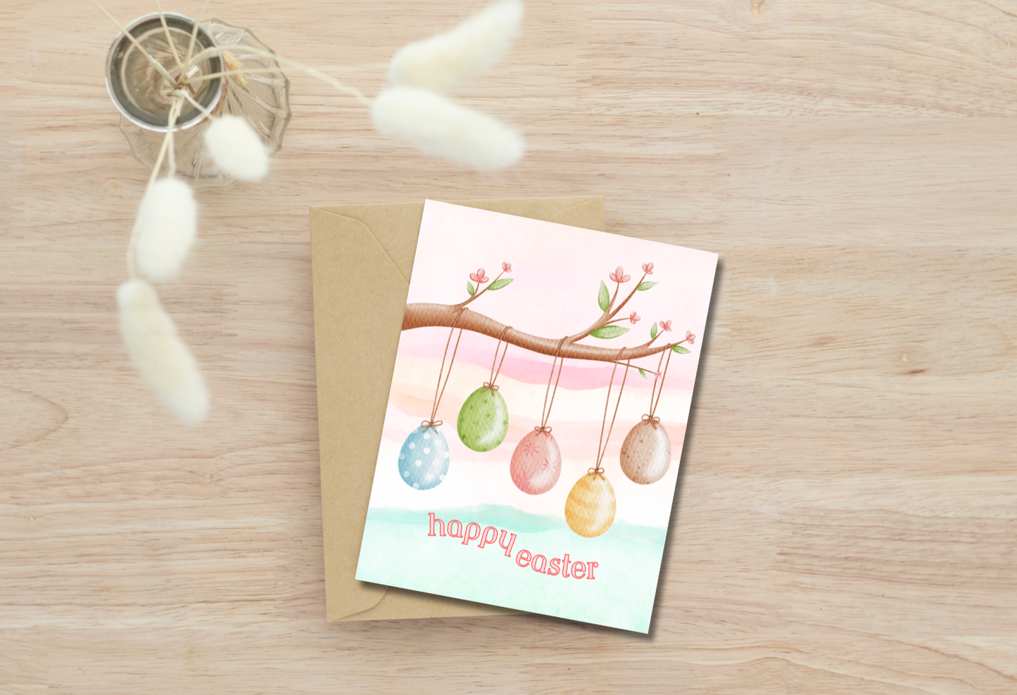 Happy easter - greeting card
