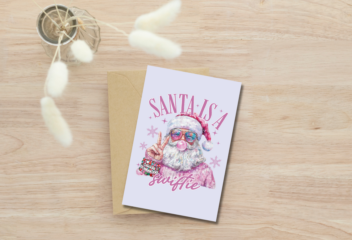 Santa is a swiftie - Taylor Swift Greeting card