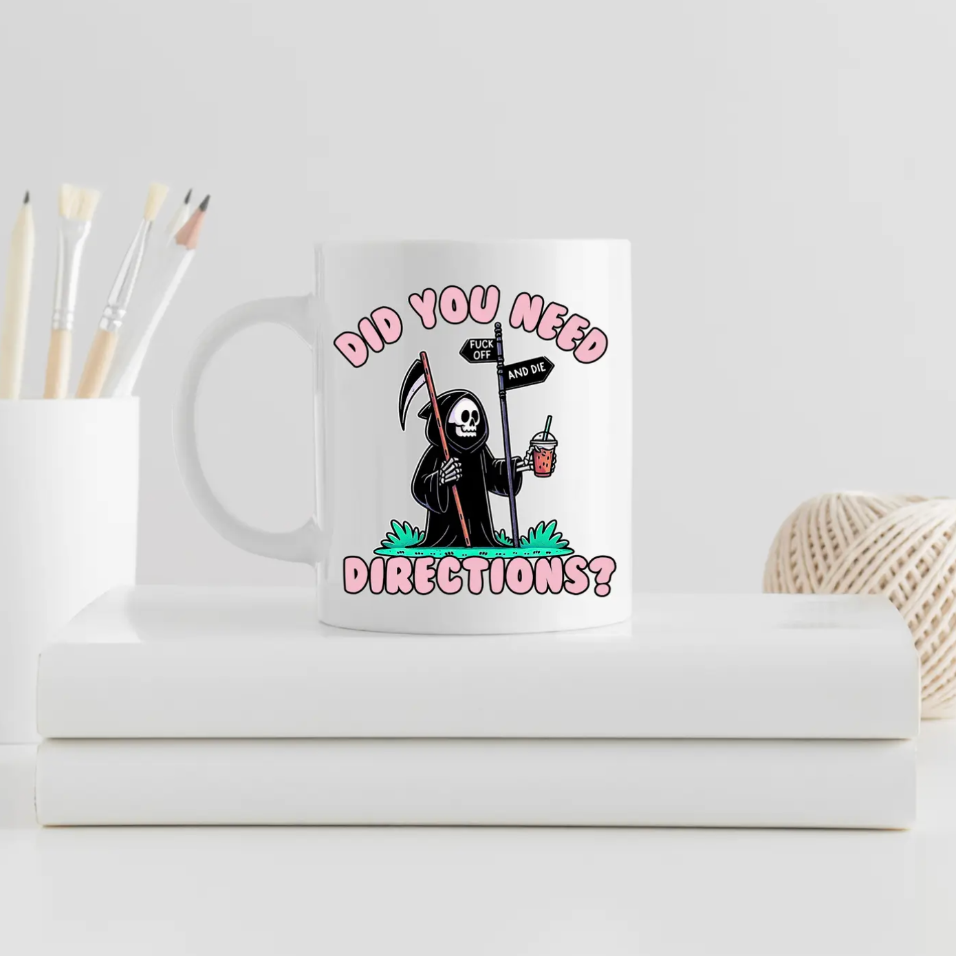 Did You Need Directions Grim Reaper Cup | 11oz | Mug