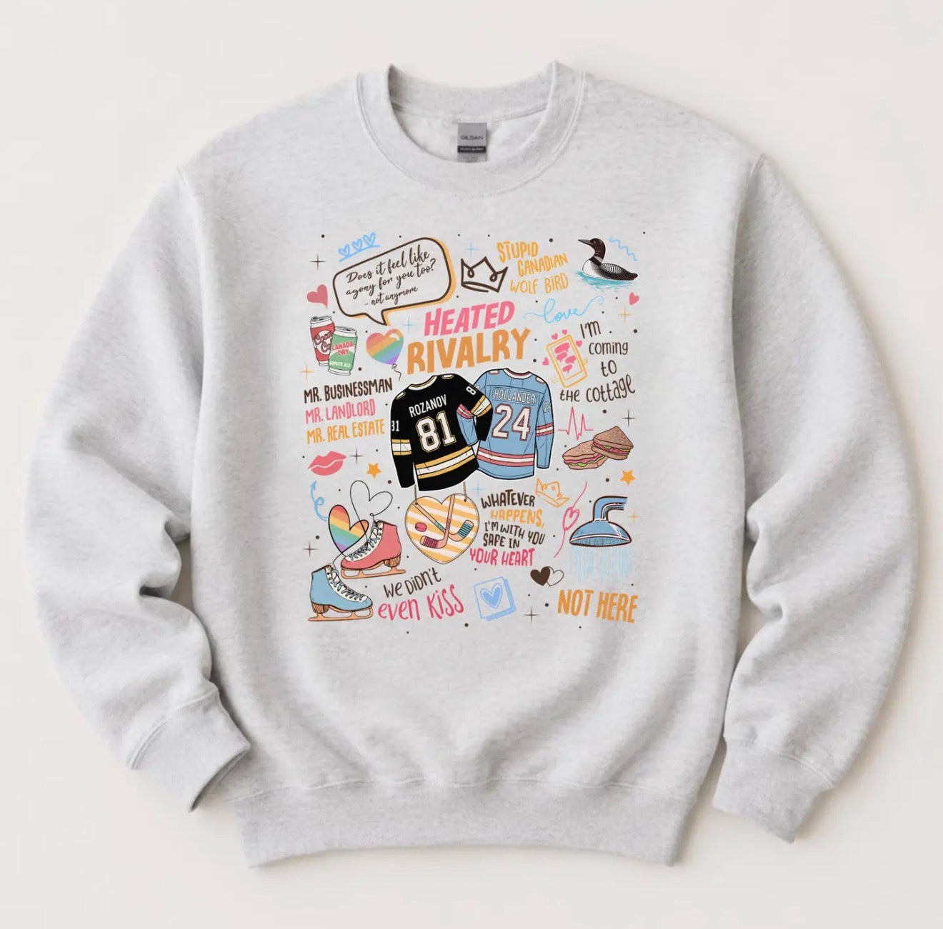 Heated rivalry | hockey romance sweatshirt and Tshirt