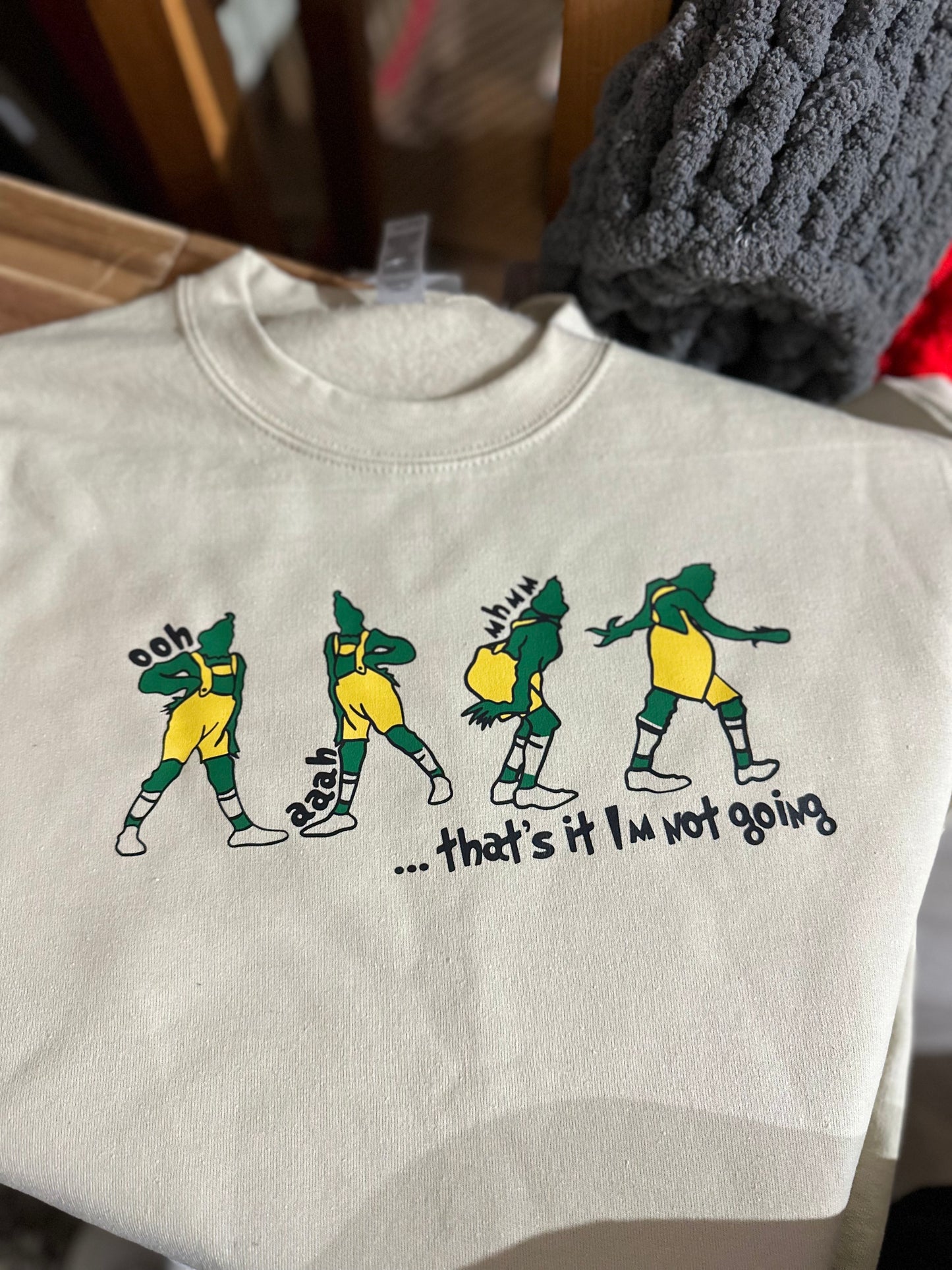 Grinch not going crewneck