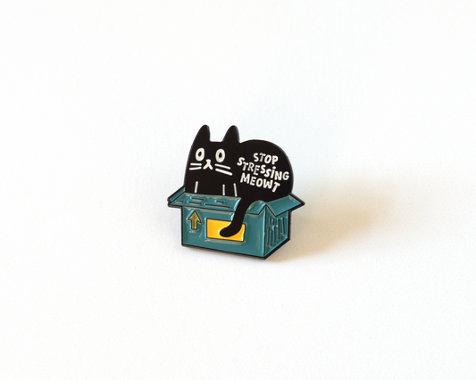 SPL E008 Stressed Cat Pin