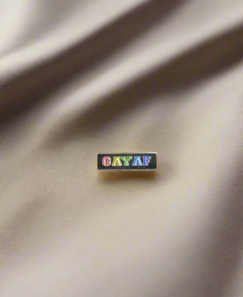 GAYAF enamel pin