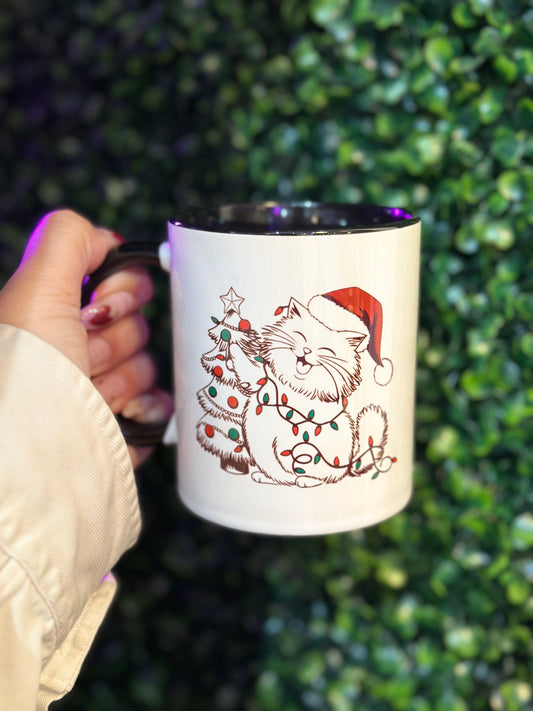 Meowy Christmas Cup | 11oz | Mug