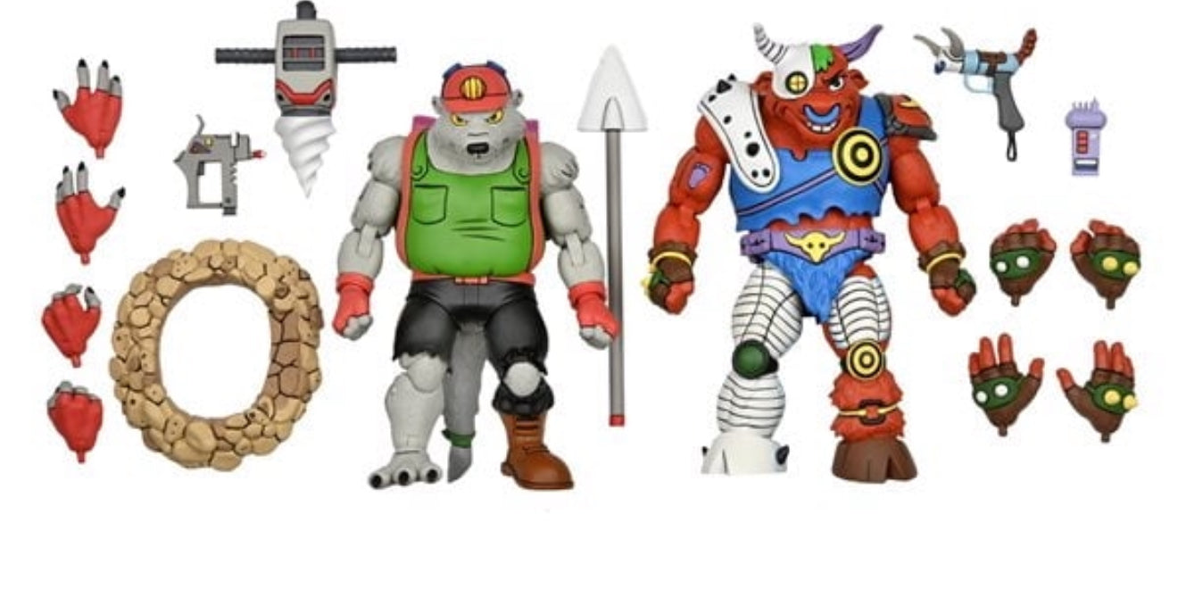 TMNT Cartoon - Dirtbag & Groundchuck 2pk Action Figures