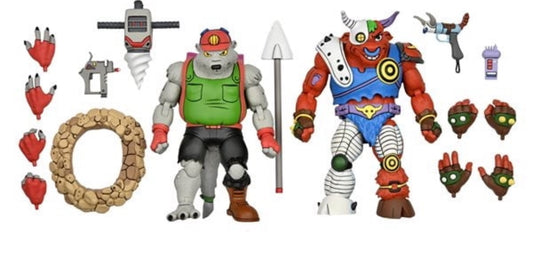 TMNT Cartoon - Dirtbag & Groundchuck 2pk Action Figures