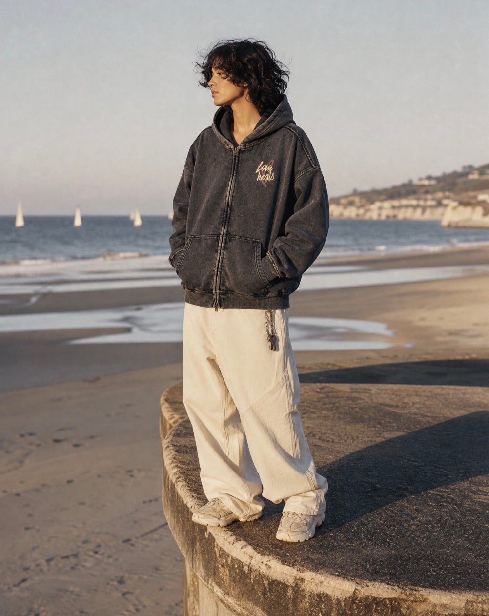 “You are loved” zip up hoodie