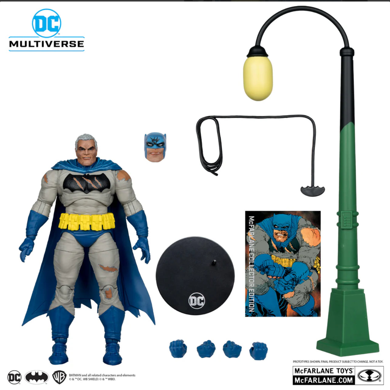 McFarlane Collector Edition Wave 7 Batman Dark Knight Returns Battle Damage Blue Outfit 7-Inch Action Figure