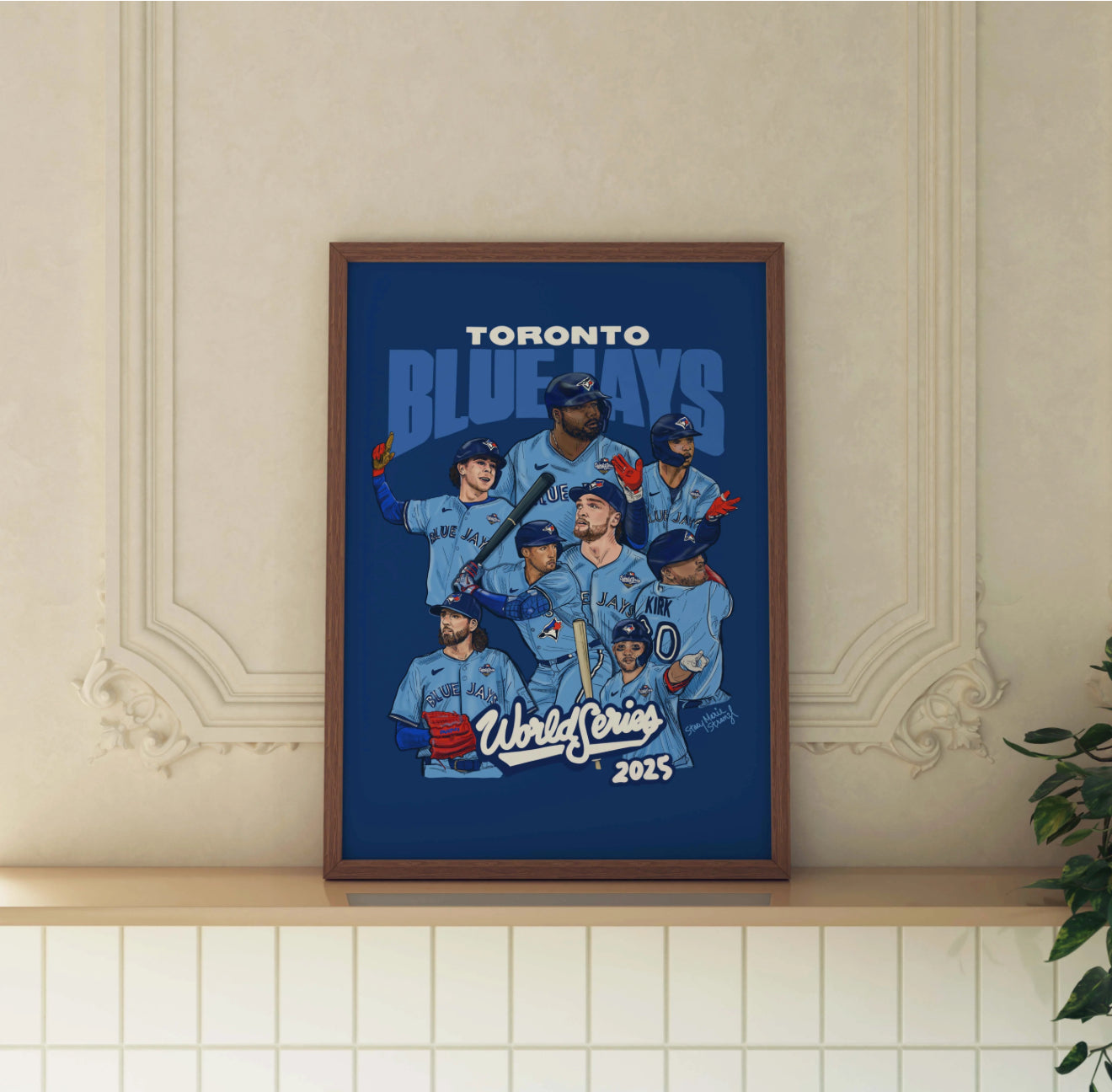 Bluejays ‘25 World Series art print