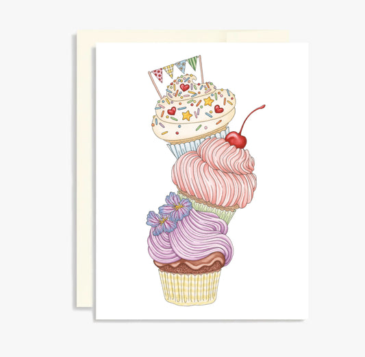 Cupcakes greeting card
