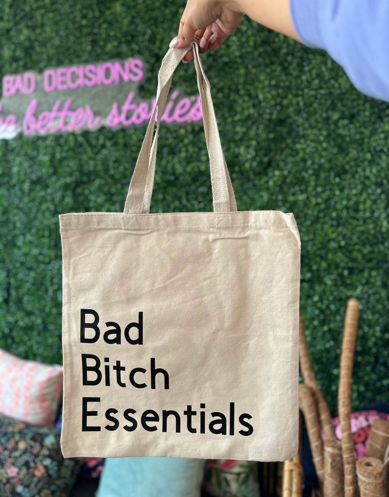 Bad bitch essentials tote
