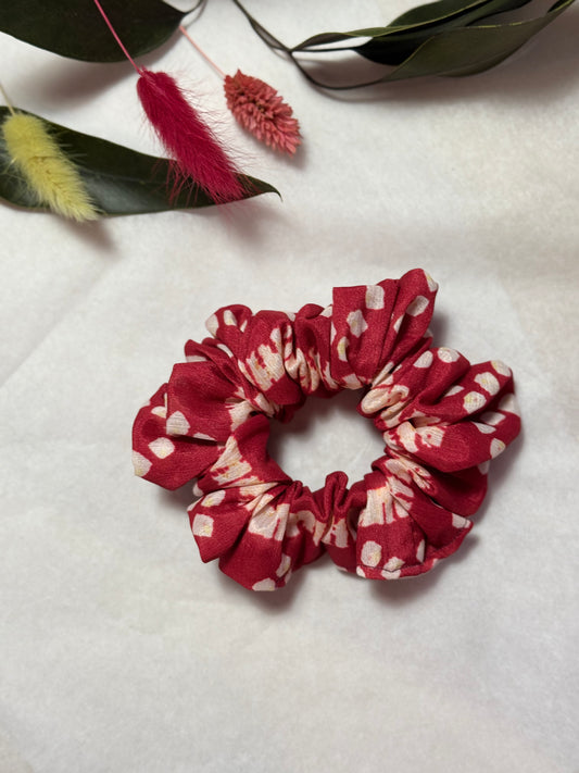 Bandhani Satin Scrunchies