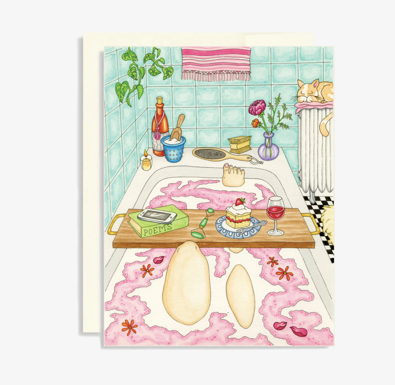 Self care greeting card