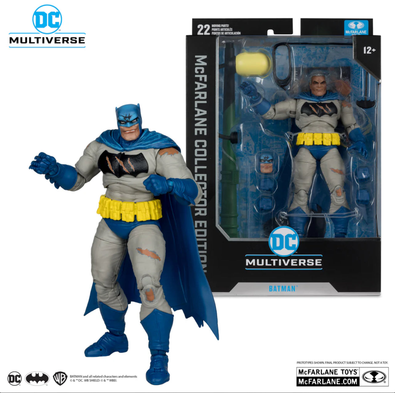 McFarlane Collector Edition Wave 7 Batman Dark Knight Returns Battle Damage Blue Outfit 7-Inch Action Figure