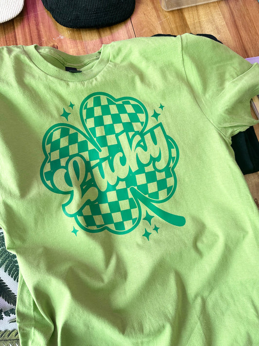 St. Patrick’s “Lucky” clover T-shirt