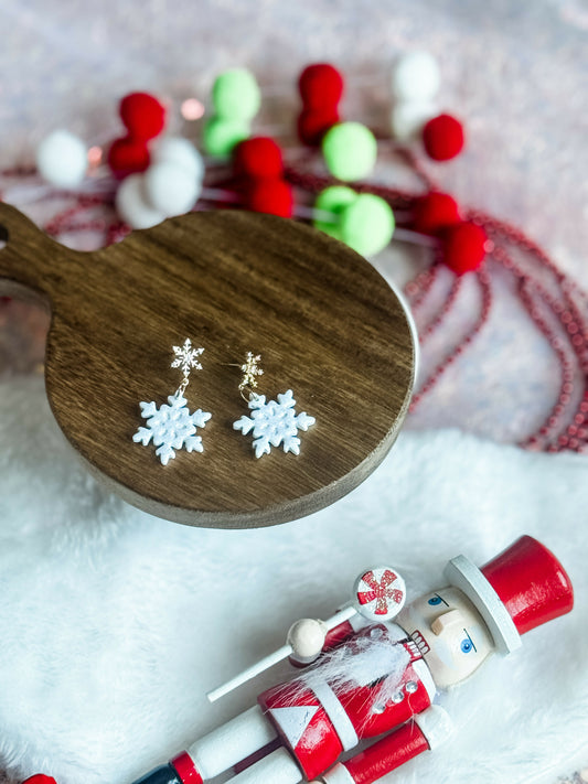 NRJ096 Snowflake Earrings