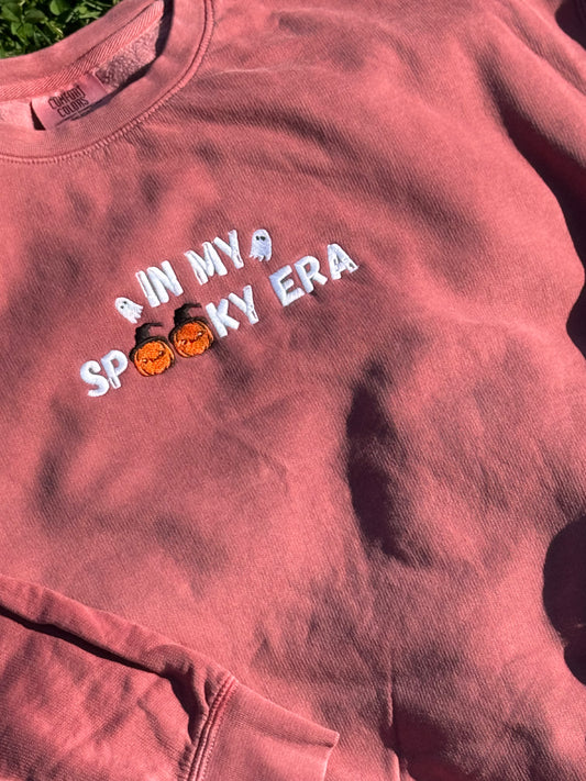 In my spooky era - embroidered crewneck